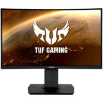 ASUS TUF VG24VQ Curved Gaming 24" Full HD 1920 x 1080 1ms MPRT 144Hz 2 x HDMI, DisplayPort AMD FreeSync Asus Eye Care with Ultra Low-Blue Light & Flicker-Free Backlit LED