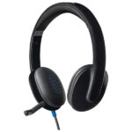 Logitech H540 Wired Headset / Stereo Headphone With Noise-Cancelling Microphone / Usb / On-Ear Controls / Mute Indicator Light / Pc / Mac / Laptop