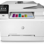 HP Color LaserJet Pro M283fdw Wireless All-in-One Laser Printer / Remote Mobile Print / Scan & Copy / Duplex Printing / Part No. : 7KW75A / White Color